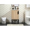 Elegant Lighting 18 inch single bathroom vanity in mango wood - 2 of 4