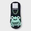 Women's Frog 2pk Cozy Liner Socks - Black/Green/White 4-10 - 2 of 3