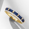 Ross-Simons 1.20 ct. t.w. Sapphire and .29 ct. t.w. Diamond Ring in 14kt Yellow Gold - 4 of 4