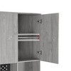 Chery Life 74" Black Kitchen Pantry Cabinet Cupboard with 6 Doors,3 Shelves and 2 Drawer,Versatile Cabinet, Storage Cabinet for Kitchen - 3 of 4
