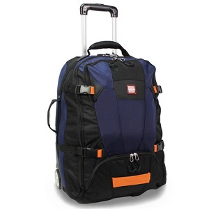 World Traveler Rolite Alpine Upright Style 21-Inch Carry-On Rolling Duffel Backpack - 1 of 4