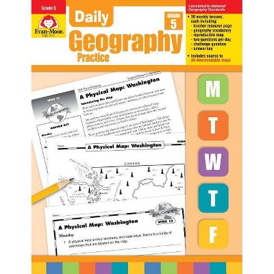 Daily Geography Practice Grade 5 - by  Evan-Moor Educational Publishers (Paperback)