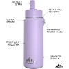 Hydrapeak 20oz Kids Stainless Steel Leak Proof Water Bottle with Straw Lid and Flexible Handle - 2 of 4
