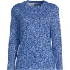 Lands' End Women's Relaxed Supima Cotton Long Sleeve Crew Neck T-Shirt - 3 of 4