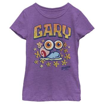 Girl's SpongeBob SquarePants Sponge on the Run Baby Snail Gary T-Shirt
