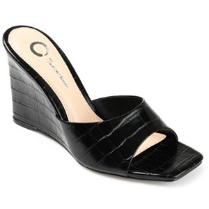 Journee Women's Vivvy Wedge Sandals - 1 of 4