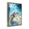 Stupell Industries Sea Turtle Ocean Watercolor, 17" x 21" - 3 of 4