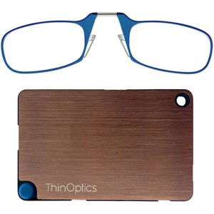 ThinOptics Armless Ultralight Readers with Stainless Steel Wallet - 1 of 2