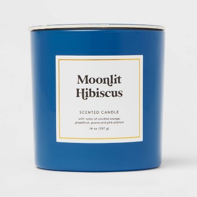 14oz Moonlit Hibiscus Candle - Opalhouse™