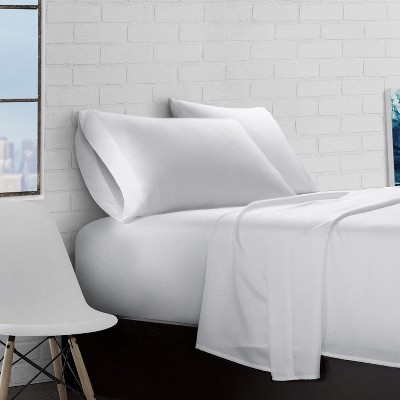 White Full Super Soft Triple Brushed Microfiber Sheet Set