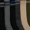 Muk Luks Men's 6 Pack Heat Retainer Crew Socks, Neutral, OS (8-12) - 3 of 3