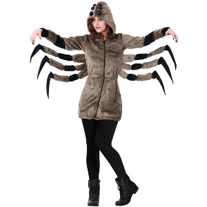 HalloweenCostumes.com Women's Cozy Tarantula Costume - 1 of 2