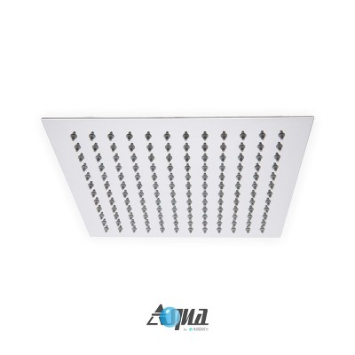 KubeBath Aqua Piazza by KubeBath 12Inch Super Slim Square Rain Shower Head