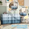Racxily 3/4 Tier Kids Storage Unit, 3/6/9 Drawer Chest Toy Organizer Plastic Bins for Kids Bedroom Nursery Kindergarten - 2 of 4