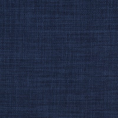 Transitional Blue Twin Upholstered Platform Bed with Nailhead Trim