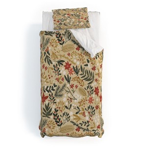 Marta Barragan Camarasa Happy holidays nature Duvet Cover + Pillow Sham(s) - Deny Designs - 1 of 4