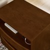 SKRAN Mid Century Nightstand with Charging Station & Outlet Hole & 2 Solid Wood Drawers,Farmhouse Dresser  with Open Shelf & Drawer - 4 of 4