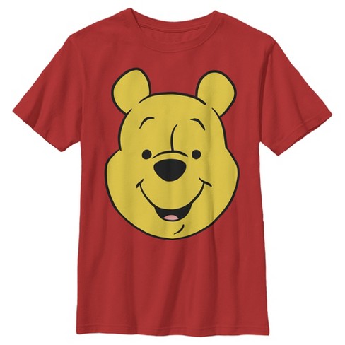 Boy's Winnie The Pooh Bear Big Face T-shirt : Target