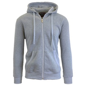 Galaxy By Harvic Boy's Slim Fit Fleece Lined Zip Up Hoodie - 1 of 4