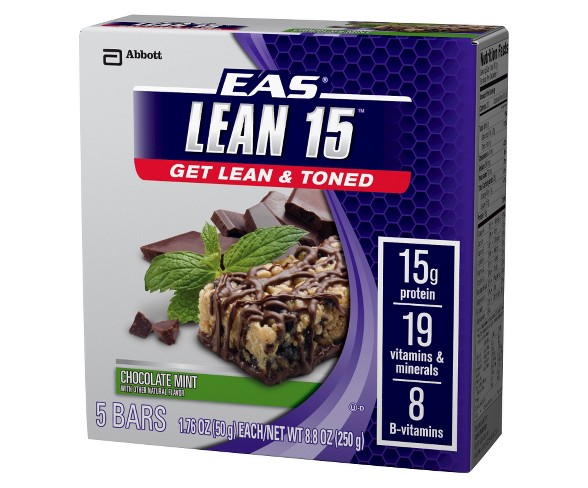 EAS Lean 15 Nutrition Bar - Chocolate Mint - 5ct