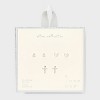Sterling Silver Cubic Zirconia Heart Cross Stud Earring Set 3pc - A New Day™: Butterfly Closure, Gift Box Included - 2 of 3