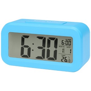 REGALWOVEN Plastic Battery Powered Digital Temperature Alarm Clock 5.5 x 2.8 x 1.8 Inches - 1 of 4