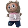 Doll Clothes Superstore Kitten Cute Shirt with Denim Pants and Hat for 17.5 cm Labubu Dolls - 4 of 4