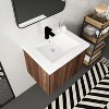 Dolonm Floating Bathroom Vanity with Sink,Soft-Close Doors,Eco-Friendly Paint-Free Board,Modern Design for Small Spaces-Fully Assembled - 4 of 4