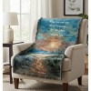 50x60 inch Cotton Tapestry Throw – I Carried You Faith Design by by Manual Woodworkers and Weavers - 2 of 3