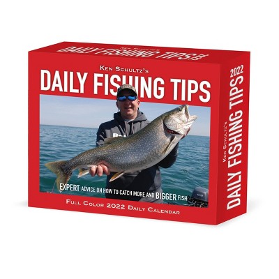 2022 Box Calendar Ken Schultz's Daily Fishing Tips - Willow Creek Press
