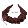 Unique Bargains Women's Solid Color Pleated Headband 1 Pc - 4 of 4