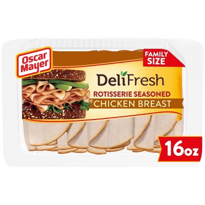 Oscar Mayer Deli Fresh Sliced Rotisserie Seasoned Chicken Breast - 16oz