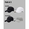 TIME HOLLOW Quick Dry Sports Adjustable Baseball Cap - Perfect For Outdoor Adventures - 3 of 3