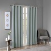 Kumasinova Printed Heather Slub Curtain Panel,Blackout Curtains with Grommet Top,Curtains for Living Room,Noise Reducing, Energy Saving - 2 of 4