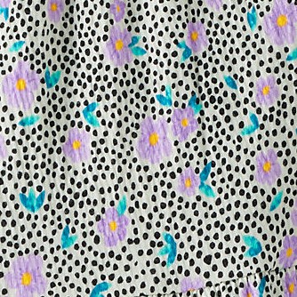 ivory dots and florals