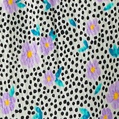 ivory dots and florals