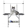 WhizMax 48" Dog Grooming Table Adjustable Height Pet Drying Desktop Foldable Pet Grooming Table with Arms,Max Capacity Up to 330Lbs - 3 of 4