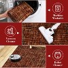 Washable Modern Abstract Area Rug with Non-Slip Backing, Soft Pearl Velvet Low-Pile Carpet, Non-Shedding Durable Indoor Rug for Living Room - 4 of 4