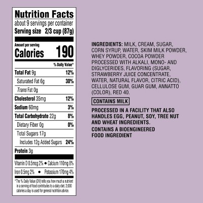 Strawberry Chocolate Vanilla Ice Cream - 48 fl oz - Favorite Day™