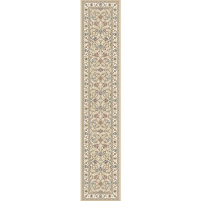 Ancient Garden 57120 Light Gold/Ivory 2.2X7.7 Runner