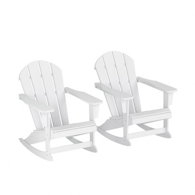 WestinTrends  Outdoor Patio Porch Rocking Adirondack Chair