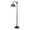 Chloe Lighting Serenity Victorian Tiffany-Style Dark Bronze 1 Light Reading Floor Lamp 11" Wide - 2 of 4