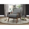 Grungis 32/28 inch Wide 100% Polyester Accent Chair,Modern Upholstered Armchair with Cushion Back and Seat,Fits Living Room,Small Spaces - 2 of 4