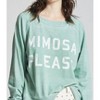 Women's Mimosa Please Sweatshirt - Recycled Karma - image 2 of 3