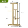 Metal Plant Shelf, Flower Shelf with 4 Levels, Flower Stand, Garden, Plant Stairs, Multi-Levels, for Indoor Balcony, Living Room, Outdoor - 4 of 4