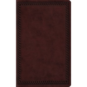 Large Print Value Thinline Bible-ESV-Border Design - (Leather Bound) - 1 of 1