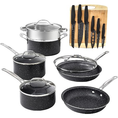 Granite Stone Pots and Pans Set, 20 Piece Complete Cookware + Bakeware Set  with Ultra Nonstick