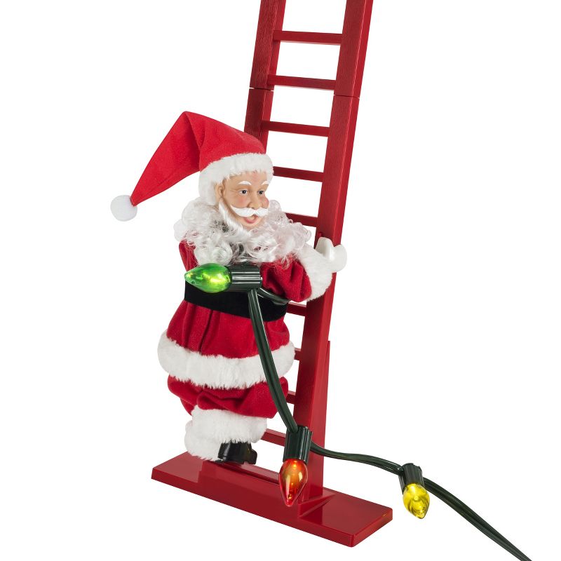 Mr. Christmas 43" Super Climbing Santa Animated Musical Christmas Decoration, 4 of 6
