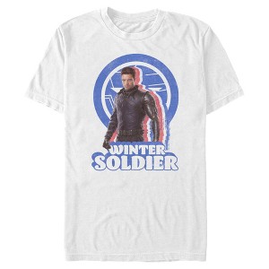 Men's Marvel The Falcon and the Winter Soldier Retro Bucky T-Shirt - 1 of 4