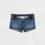 Under Belly Midi Maternity Jean Shorts - Isabel Maternity by Ingrid & Isabel™